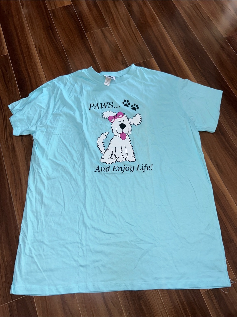 XL Oversized nightgown / sleep shirt dog logo